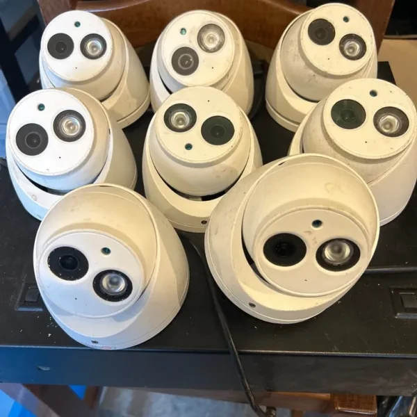 8 x 5mp hdcvi analogue cameras