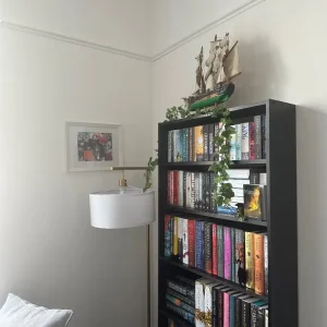 Black bookcase