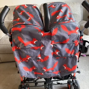 Cosatto Mr Fox print double stroller - Image 4