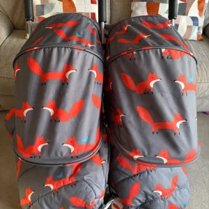 Cosatto Mr Fox print double stroller