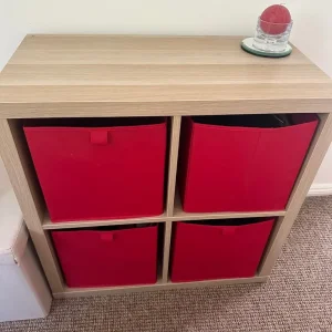 IKEA KALLAX White Stained Oak Unit - Image 2