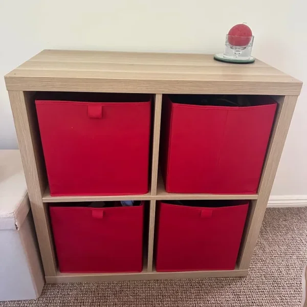 IKEA KALLAX White Stained Oak Unit