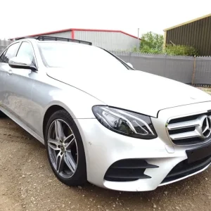 2018 Mercedes E350 AMG Line 4MATIC Auto – Front and Side Damage, Starts, Salvage Repairable