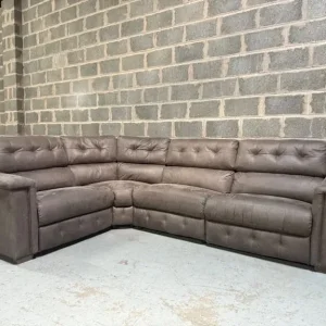 La-Z-Boy Hollywood Fabric Power Recliner Corner Sofa - Image 2