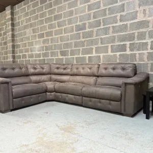 La-Z-Boy Hollywood Fabric Power Recliner Corner Sofa - Image 3