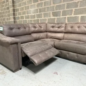 La-Z-Boy Hollywood Fabric Power Recliner Corner Sofa - Image 7