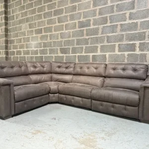 La-Z-Boy Hollywood Fabric Power Recliner Corner Sofa
