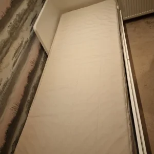 IKEA Kids Bed with 2 Mattresses and 2 Storage Drawers - Image 3