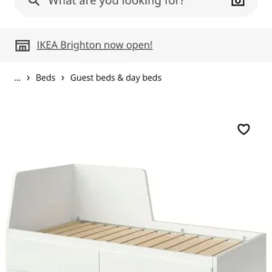 IKEA Kids Bed with 2 Mattresses and 2 Storage Drawers - Image 7