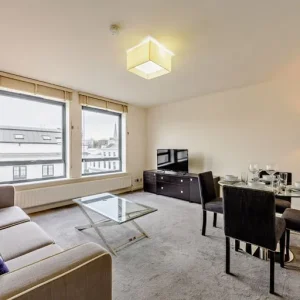 Two-bedroom flat on Fulham Road, third floor