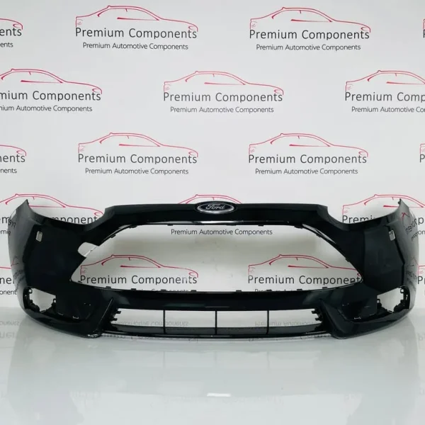 Ford Focus Front Bumper Genuine Black Mk3 2010–2014 With Washer Jets [an59]