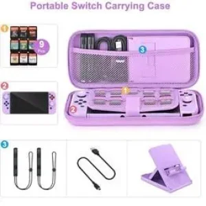 Younik Switch Case with Purple Accessories Bundle - Image 4