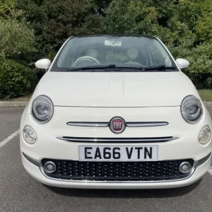 2016 Fiat 500 1.2 Lounge Manual, 3dr in white - Image 5