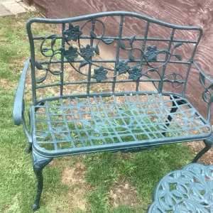 Cast aluminium garden set nova - Image 2