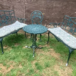 Cast aluminium garden set nova - Image 4