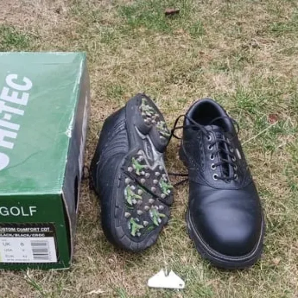 Men's Hi-Tec leather golf shoes size 8
