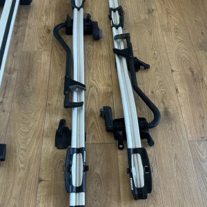 Thule Aero roof bars and bike carriers for 2017 Audi A4 - Image 6
