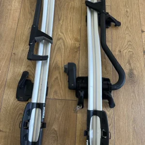 Thule Aero roof bars and bike carriers for 2017 Audi A4 - Image 7
