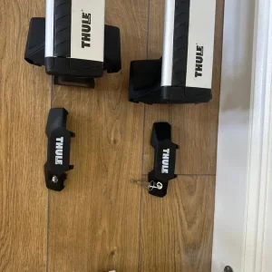 Thule Aero roof bars and bike carriers for 2017 Audi A4 - Image 8