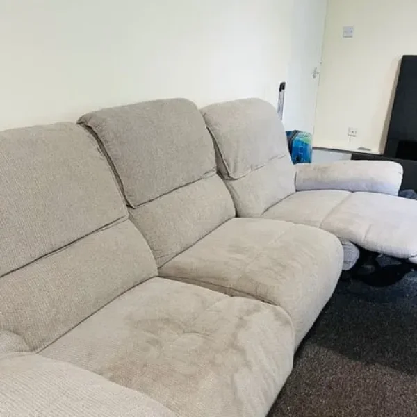 Sofa with built-in recliners