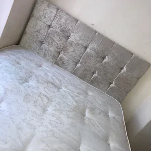 Double bed crushed velvet - Image 2