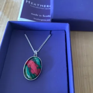 Heather Gem Necklace Never Worn