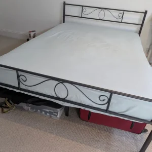 Double bed metal frame 135cms*190cms