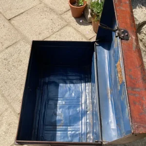 Vintage Metal Trunk - Image 5
