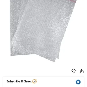 Bubble wrap pouches