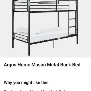 Bunk bed comes with 1 mattress - Image 5