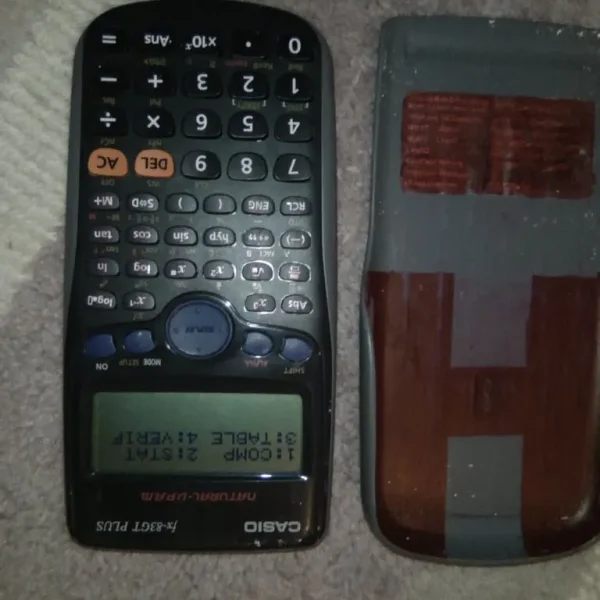 Solar powered calculator
