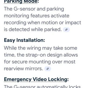 Dash cam 2 cameras Wolfbox G840 - Image 6