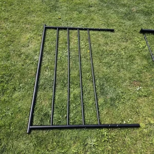 Black metal single bed frame - Image 4