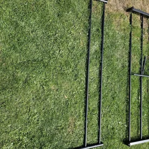 Black metal single bed frame - Image 5