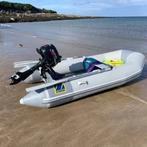 Zodiac inflatable boat with Suzuki 6hp outboard