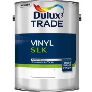 Dulux Trade Vinyl Silk - Pure Brilliant White - 5L