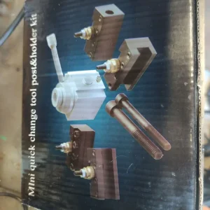 Aluminium mini lathe quick change tool post and holder - Image 3