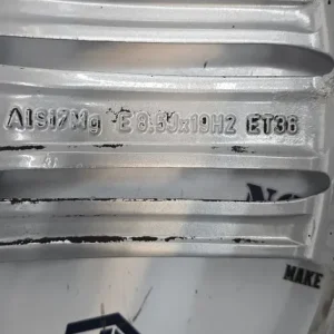 SET OF 4 AUDI 19" SILVER ALLOY WHEELS 8U0601025AC - Image 5