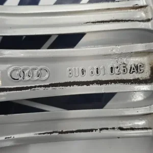 SET OF 4 AUDI 19" SILVER ALLOY WHEELS 8U0601025AC - Image 6