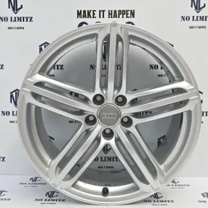 SET OF 4 AUDI 19" SILVER ALLOY WHEELS 8U0601025AC