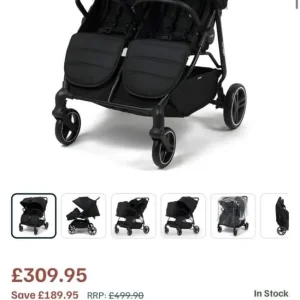 Puggle Double Pushchair