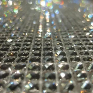Large Bling Diamond Crystal Rhinestones Self Adhesive Sticker Sheet Silver Rae