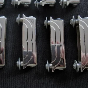 8x Vintage 1960s Leedy Snare Lugs with Screws and Washers - Image 3