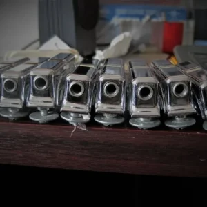 8x Vintage 1960s Leedy Snare Lugs with Screws and Washers - Image 8