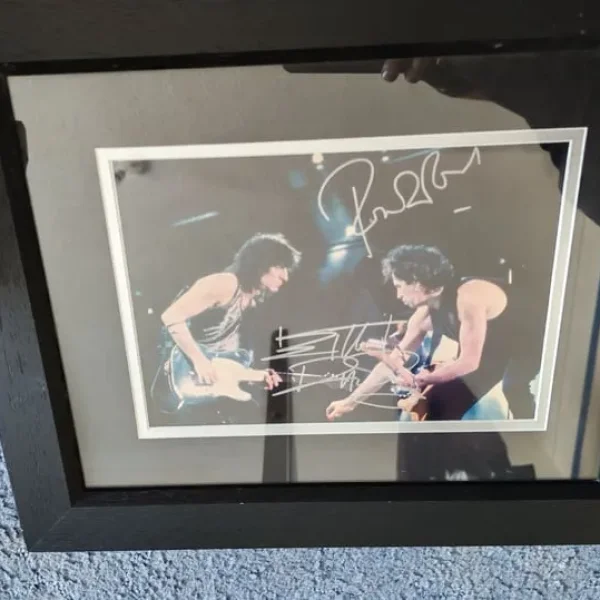 Rolling Stones signed picture