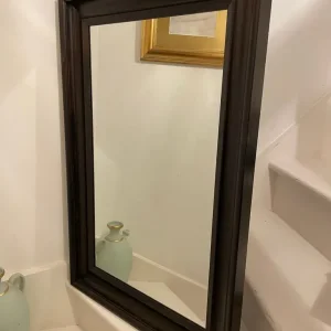 Used Black Brown IKEA HEMNES Mirror 60x90cm - Image 2