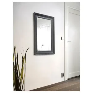 Used Black Brown IKEA HEMNES Mirror 60x90cm - Image 3