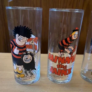 4 x Vintage Beano glasses - Image 5