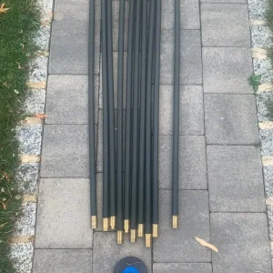 BAILEY 19MM BLACK DRAIN ROD SET 9.14M 12 PIECES