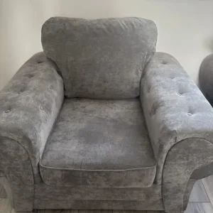 Grey large armchair - Image 3